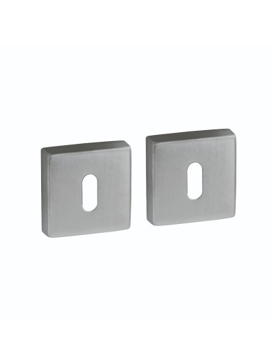 Q08 KN Pair keyhole escutcheons