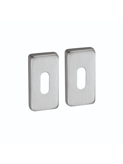 Q09 KN Pair keyhole escutcheons