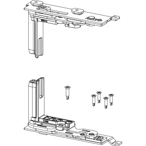 CHIC 130 ERRE - KIT CERNIERE ANTA