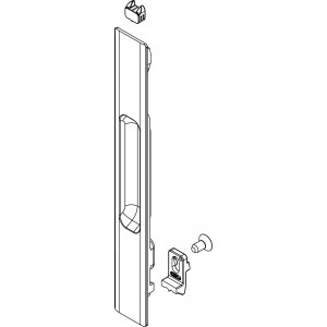 EXTERNAL RECESSED HANDLE SQUARED