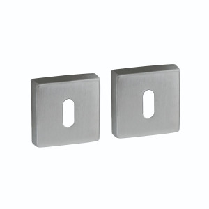 Q08 KN Pair keyhole escutcheons