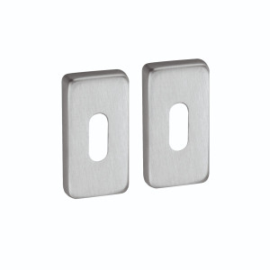 Q09 KN Pair keyhole escutcheons