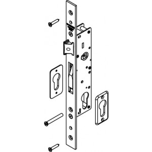 LOCK WITH LATCH AND BOLT